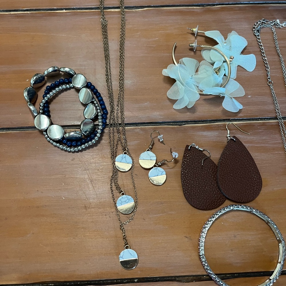 Paparazzi earrings, necklaces, and earrings